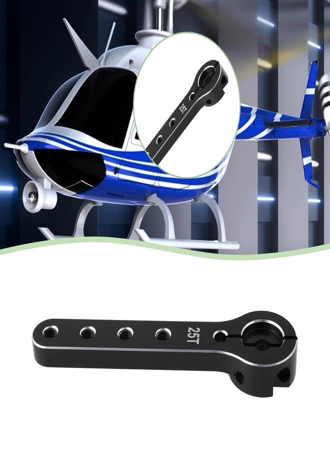 أوتوتك ذراع توجيه سيرفو قابل للتمديد من OTOTEC، قطعتان، 25T، طول إجمالي 56 مم، متوافق مع طائرات البلسا من 30 إلى 100 سم مكعب، متوافق مع Futaba، أسود - Image 2